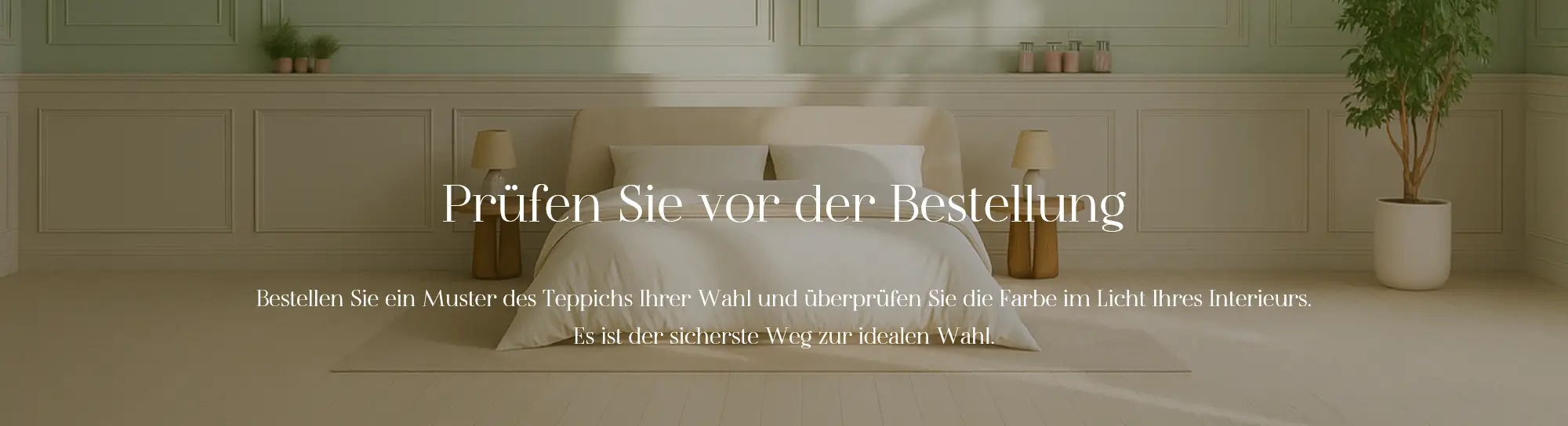 Prüfen Sie vor der Bestellung